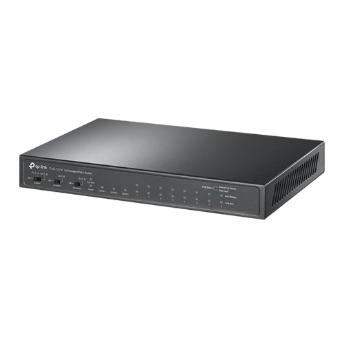 TP-LINK Switch 8x100Mbps(8xPOE + ) + 2x1000Mbps + 1xGigabit SFP, TL-SL1311P TP-Link