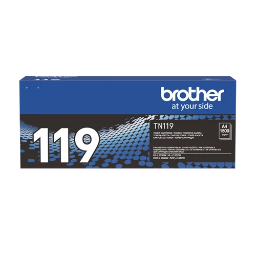 BROTHER Toner TN-119, Normál - 1500 oldal, Fekete Brother