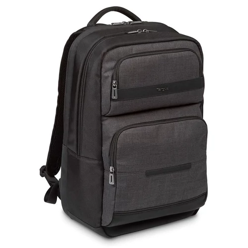 TARGUS Notebook hátizsák TSB912EU, CitySmart 12.5 13 13.3 14 15 15.6" Advanced Laptop Backpack - Black / Grey Targus