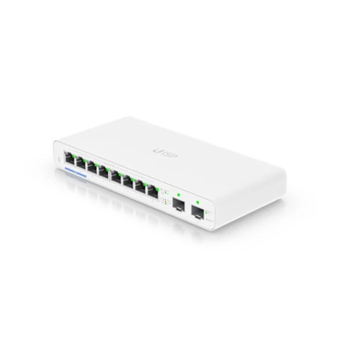UBiQUiTi UISP Switch 8x1000Mbps (POE 2 pár vagy 4 pár), Menedzselhető, Asztali - UISP-S Ubiquiti