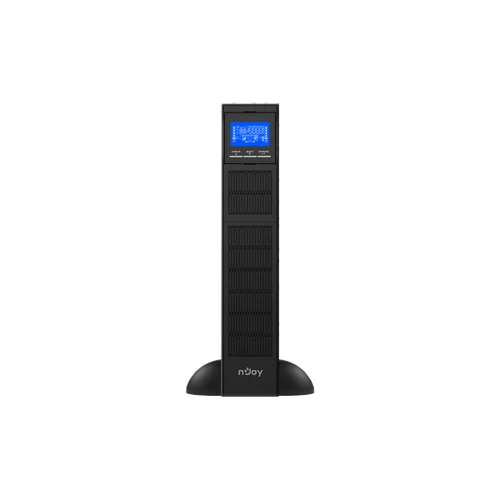 NJOY Szünetmentes Balder 3000L, 3000VA, 2700W, Online rack (2U), LCD display nJoy