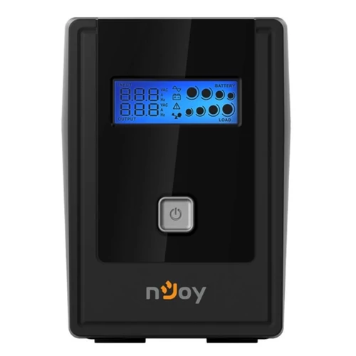 NJOY Szünetmentes 650VA - Cadu 650 (2 Schuko, line-interaktív, USB menedzsment, RJ11 / 45 vonalvédelem(1Gb / s), fekete)