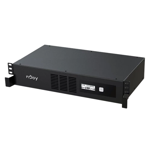 NJOY Szünetmentes Code 800, 800VA, 480W, Line-Interactive, rack (2U), LCD display