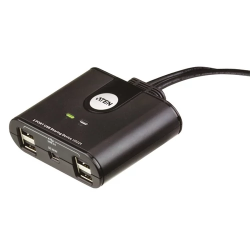 ATEN USB Periféria Elosztó 2PC 4Eszköz US224 ATEN