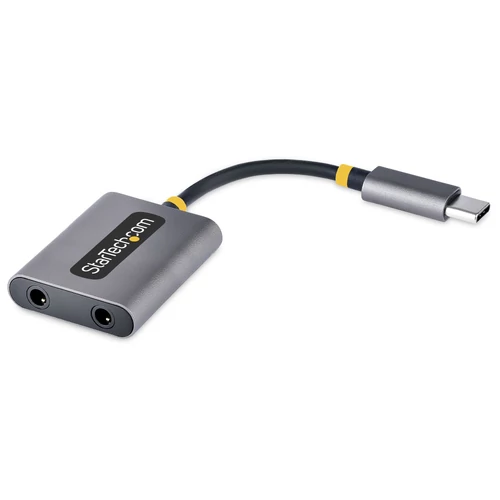 USB-C HEADPHONE SPLITTER C TO DUAL 3.5MM AUDIO ADAPTER