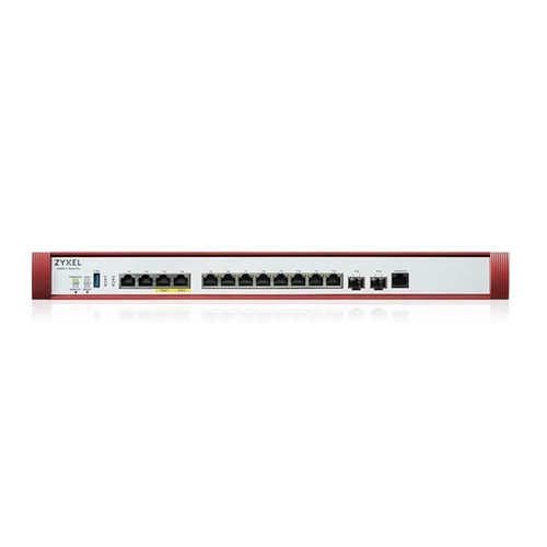 ZYXEL Tűzfal 2x10-GbE port(2xPOE + ) + 2x2.5-GbE + 8x1-GbE + 2x10-GbE SFP+ 1xUSB 3.0 +1konzol port, USGFLEX700H-EU0101F Zyxel