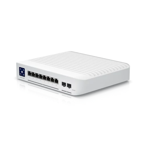 UBiQUiTi Switch 8x2500Mbps (8xPOE + ) + 2x10Gbps SFP + , Falra rögzíthető, Menedzselhető, Asztali - USW-ENTERPRISE-8-POE Ubiquiti