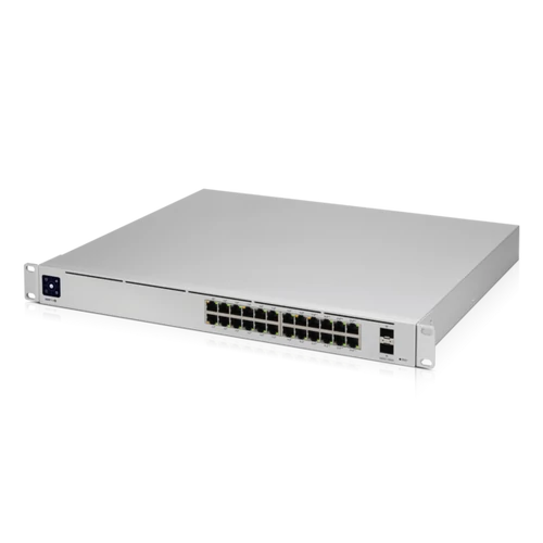 UBiQUiTi Switch 24x1000Mbps (24xPOE + ) + 2x10000Mbps SFP + , Menedzselhető, Rackes - USW-PRO-24-POE