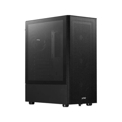 ADATA XPG Ház Midi ATX Valor MESH, 4x120mm ventilátor, Tápegység nélkül, üvegfalú, fekete ADATA