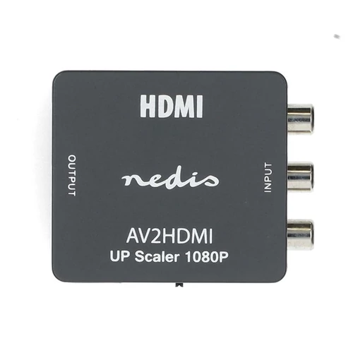 Nedis videó konverter VCON3456AT, 3 xRCA bemenet - HDMI kimenet 1080p, 1,65 Gbps NEDIS