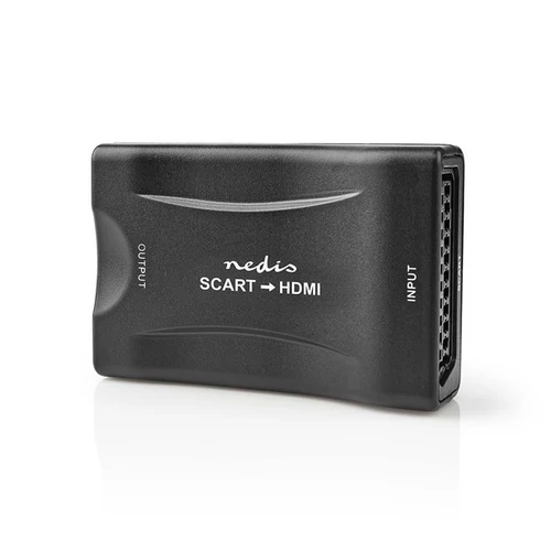 Nedis videó konverter VCON3463BK, SCART bemenet, HDMI kimenet 1080p NEDIS