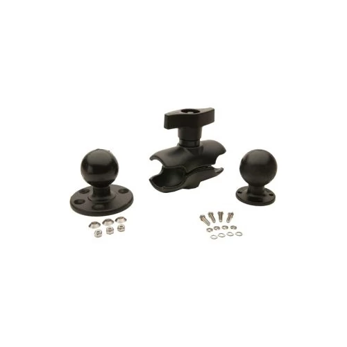RAM MOUNT KIT ROUND BASE SHORT ARM 5IN BALL VEHICLE DOCK