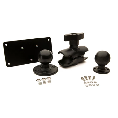 RAM MOUNT KIT PLATE SHORT ARM 5 IN 128 MM BALL F/ VEHICLE DOCK