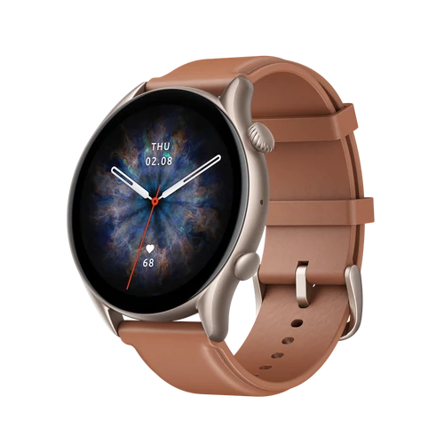 Amazfit GTR 3 Pro, Brown Leather