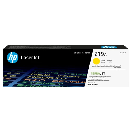 HP Toner (219A) W2192A sárga 1200 / oldal 3302 / 3202 HP SUPPLY