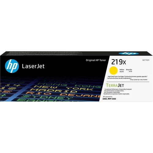 HP W2192X Toner Yellow 2.500 oldal kapacitás No.219X HP