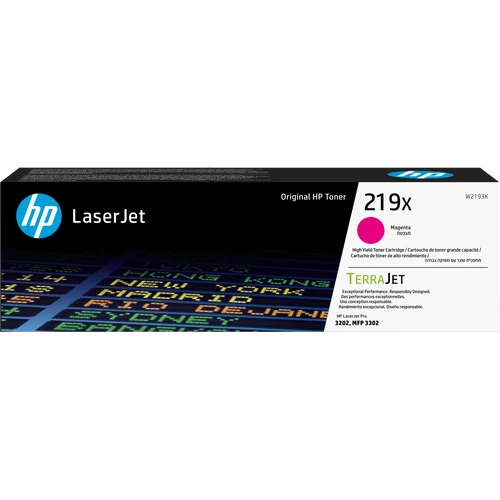 HP W2193X Toner Magenta 2.500 oldal kapacitás No.219X HP