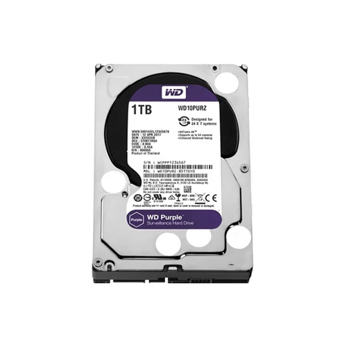 WESTERN DIGITAL 3.5" HDD SATA-III 1TB 5400rpm 64MB Cache, CAVIAR Purple