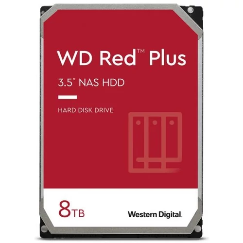 WESTERN DIGITAL 3.5" HDD SATA-III 8TB 5640rpm 256MB Cache, CAVIAR Red Plus Western Digital