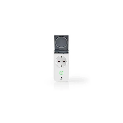 Nedis okos konnektor WIFIPO120FWT, Wi-Fi | IP44 | Teljesítménymérő | 3680 W | Dugó földelt érintkezővel NEDIS