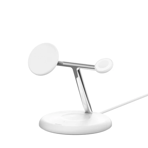 Belkin BoostCharge Pro Wireless magnetic 3-in-1 charging station with Qi2 (15 W) White