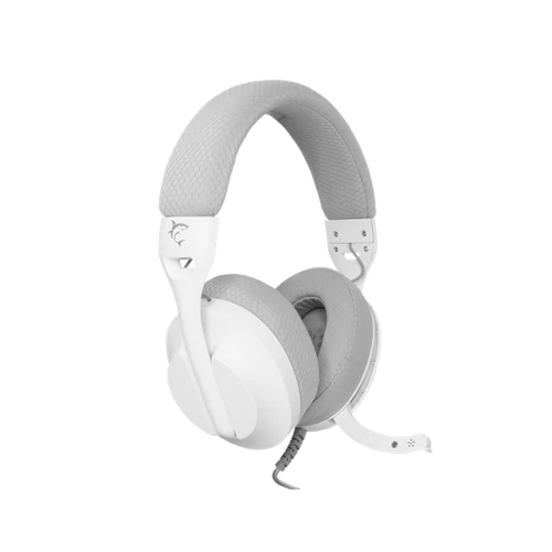 WHITE SHARK PARROT-W / G, GH-2440W / G, gamer fejhallgató, fehér / szürke White Shark