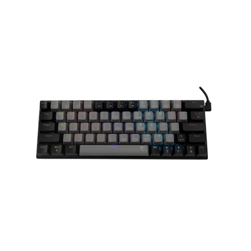 WHITE SHARK WAKIZASHI-2 / G-B / R-HU, GK-002713V2 / G-B / R-HU szürke / fekete, magyar, mechanikus gamer billentyűzet White Shark
