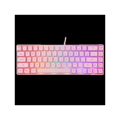 WHITE SHARK RONIN-P  WS GK-2201P-US  gamer billentyűzet, 68 gomb pink (angol) White Shark