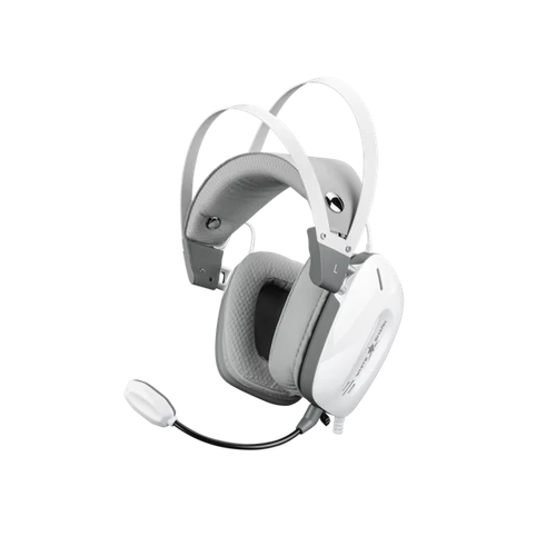 WHITE SHARK GH-2446W GOTTAN-W  vez.nélk. gamer fejhallgató mikrofonnal, fehér White Shark