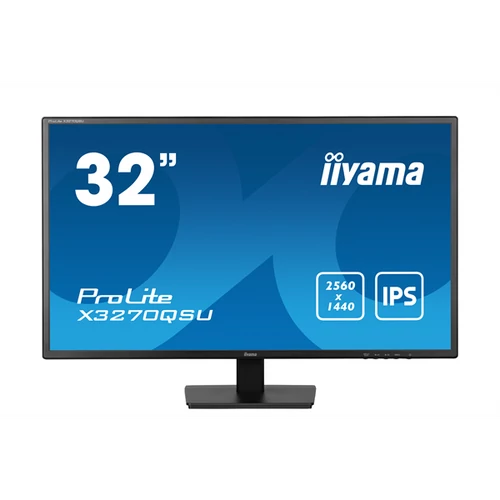 IIYAMA ProLite monitor, IPS, 31.5", 2560x1440, 16:9, 250 cd / m˛, 3ms, 1200:1, HDMI / DisplayPort / 3xUSB Iiyama