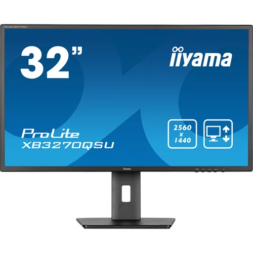 IIYAMA G-Master monitor, IPS, 31.5", 2560x1440, 16:9, 250 cd / m˛, 3ms, 1200:1, HDMI / DisplayPort / 3xUSB Iiyama