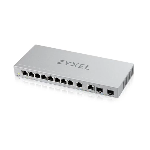 ZYXEL Switch 8x1000Mbps + 2x2500Mbps + 2xSFP+ Web Menedzselhető, XGS1210-12-ZZ0102F Zyxel
