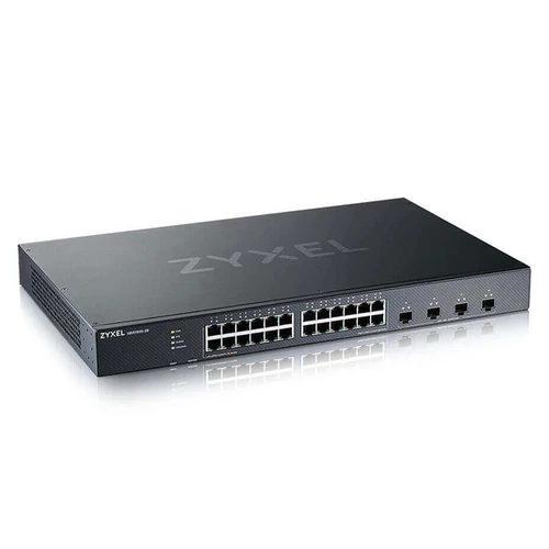 ZYXEL Switch 24x1000Mbps + 4x10G SFP + , Fémházas Menedzselhető, Rackes, XGS1935-28-EU0101F Zyxel
