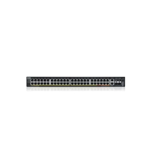 ZYXEL Switch L3 Access Switch, 600W PoE, 40xPoE+ / 10xPoE + +, 48x1G RJ45 2x10mG RJ45, 4x10G SFP+ Uplink Zyxel