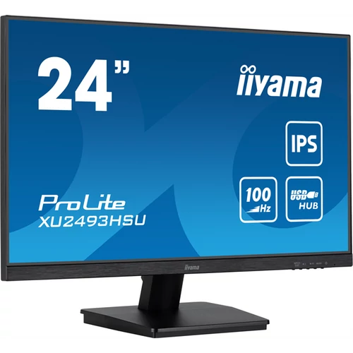 IIYAMA ProLite monitor, IPS, 23.8", 1920x1080, 16:9, 300 cd / m˛, 1ms, 1300:1, HDMI / DisplayPort / USB Iiyama