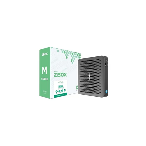 ZOTAC PC ZBOX, Intel Core i5 1340P 4.6GHz, HDMI, Displayport, LAN, WIFI, BT, M.2 SSD hely, 3xUSB ZOTAC