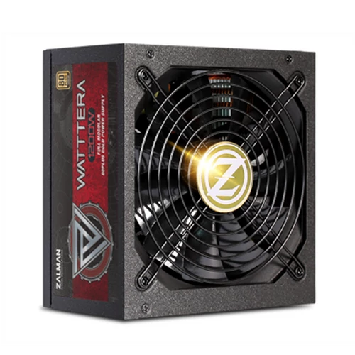 ZALMAN Tápegység Watttera 1200W, 14cm, 80+ Gold, Aktív PFC