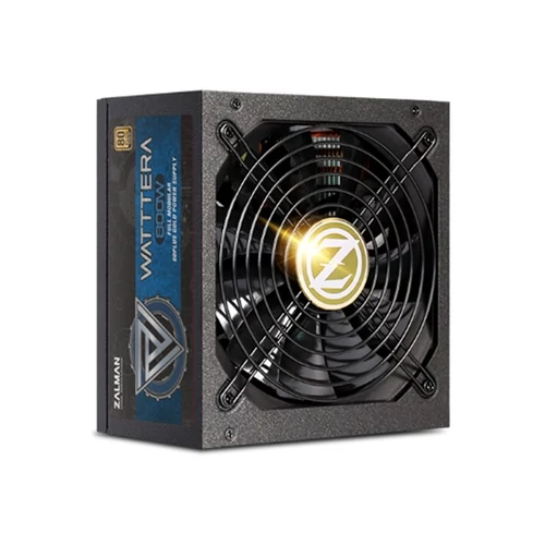 ZALMAN Tápegység Watttera 800W, 14cm, 80+ Gold, Aktív PFC