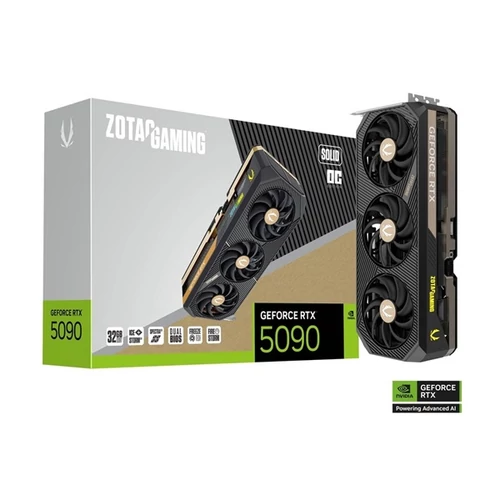 ZOTAC Videokártya PCI-Ex16x nVIDIA RTX 5090 SOC 32GB GDDR7 OC ZOTAC