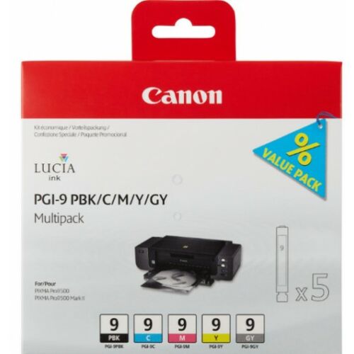 Canon PGI9 Multipack PBK/C/M/Y/GY