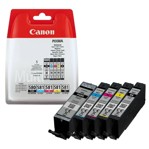 Canon PGI580/CLI581 PGBk/C/M/Y/Bk /EREDETI/