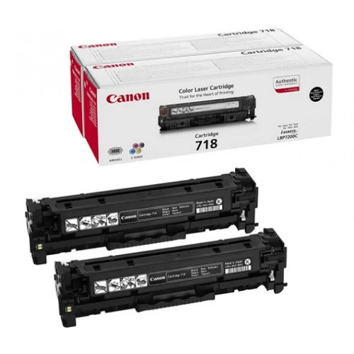 Canon CRG718 Toner Black DUPLA