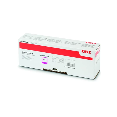 OKI C610 Toner Magenta 6k (Eredeti)