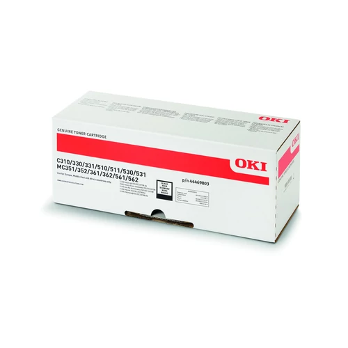 Oki C310/330/510/530/MC351 Toner Black 3,5K (Eredeti)