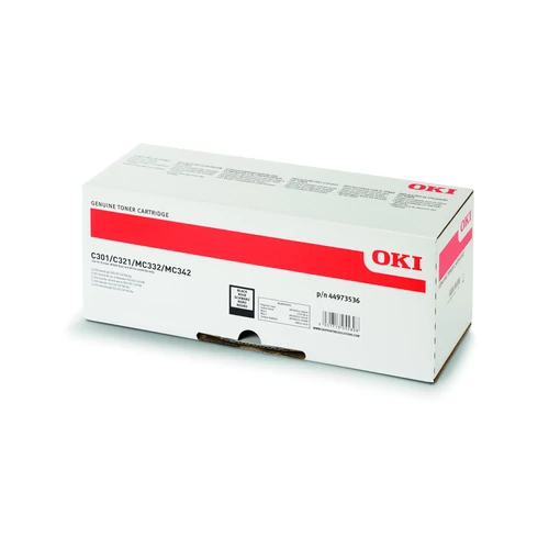 Oki C301/C321 Toner Black 2,2K (Eredeti)