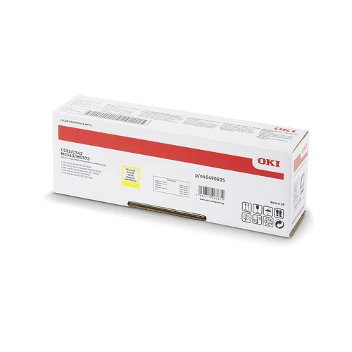 Oki C532/C542 High Toner Yellow 6K (Eredeti)