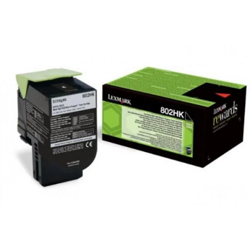 Lexmark CX410/510 High Return Toner Black 4K (Eredeti) 80C2HK0