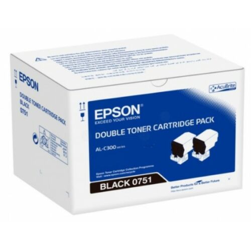 Epson C300 Toner Dupla Bk 2*7,3K /orig/