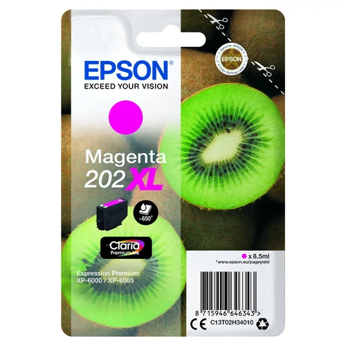 Epson T02H3 Patron Magenta 8,5ml XL (Eredeti)