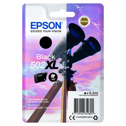 Epson T02W1 Patron Black 9,2ml (Eredeti)